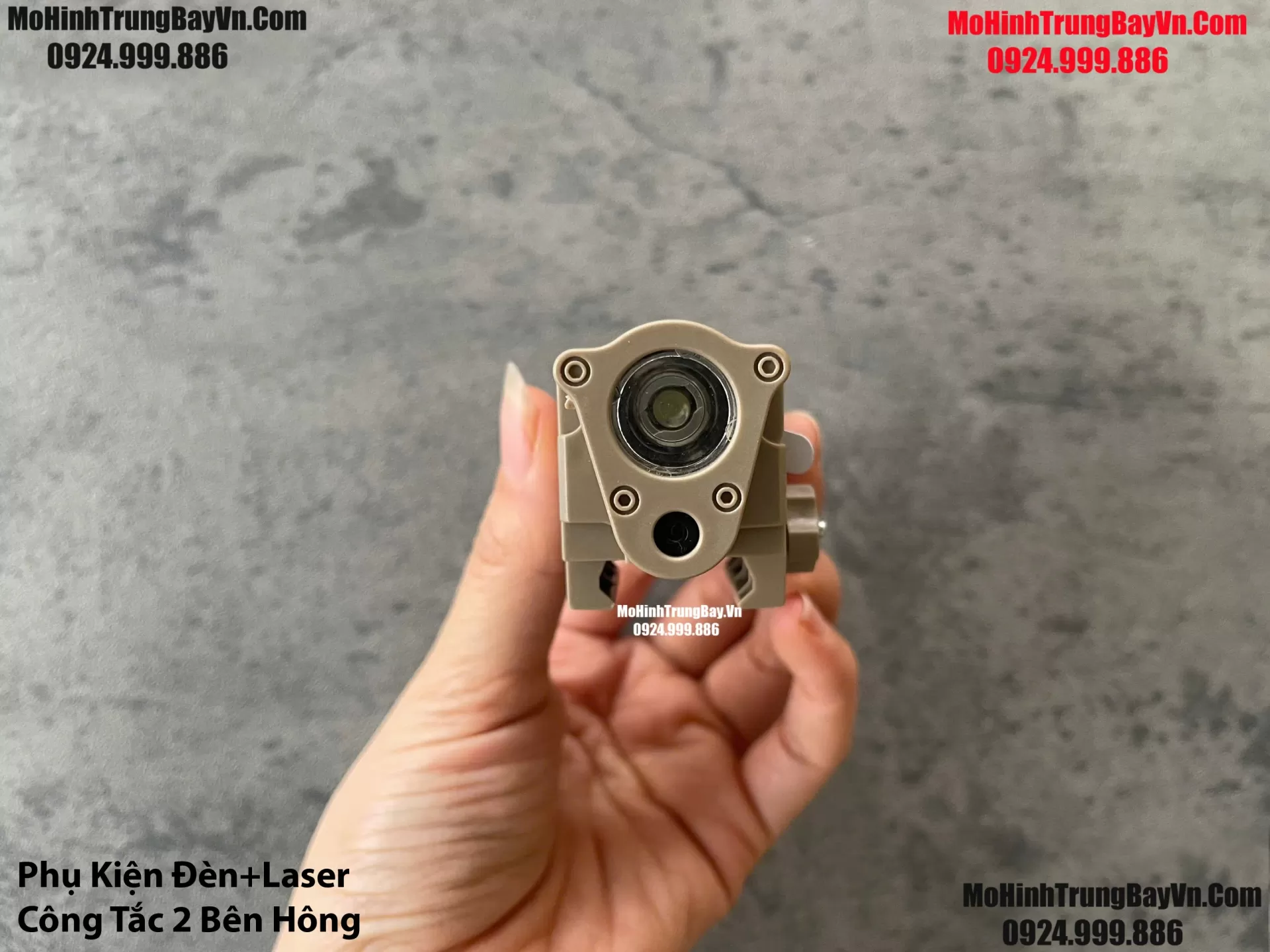 Phụ Kiện Đèn+Laser Tích Hợp 2 Trong 1 Giá Rẻ Công Tắc Ngang Hông
