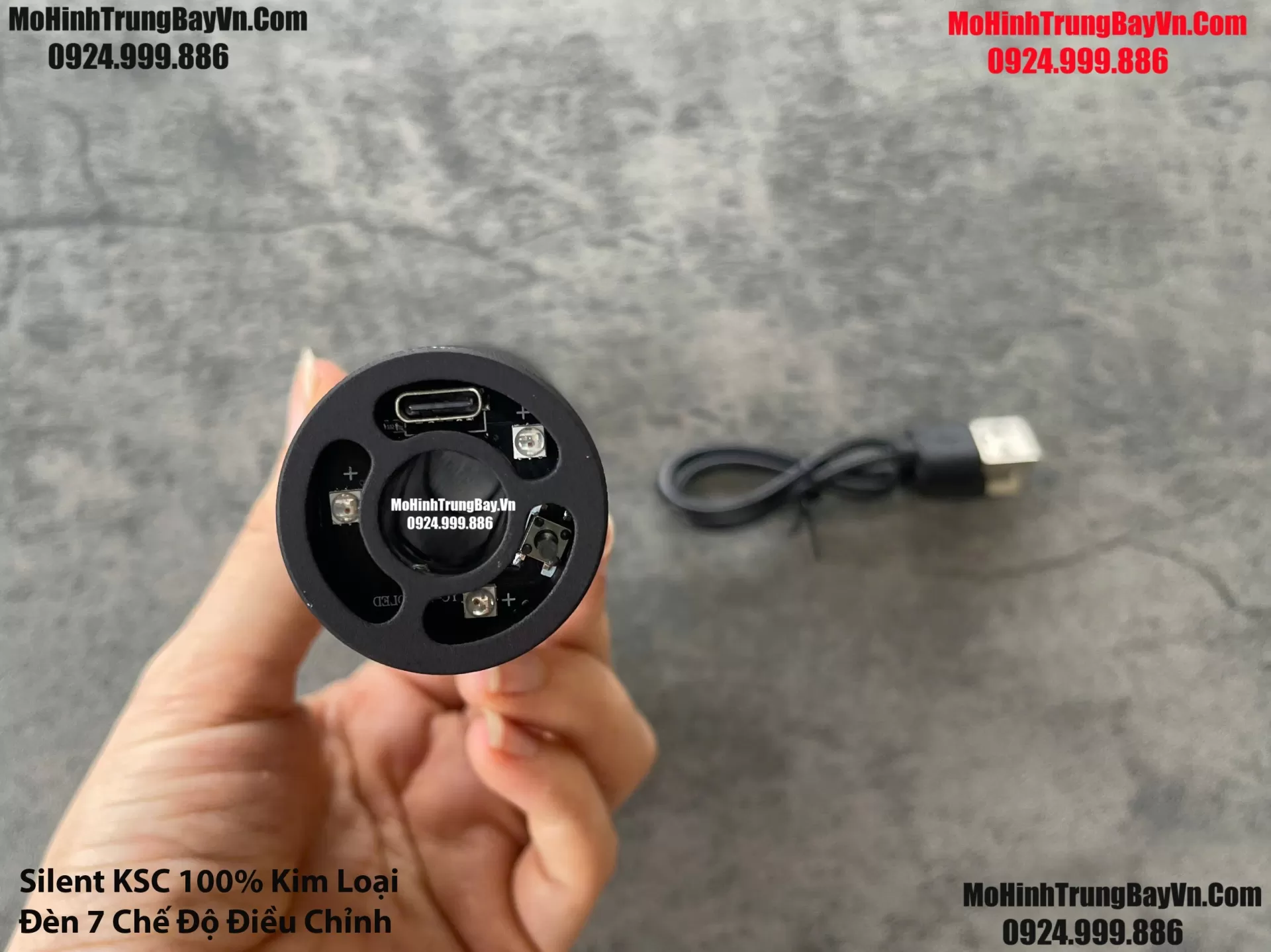Giảm Thanh Kim Loại Light Tracer KSC 7 Chế Độ Điều Chỉnh