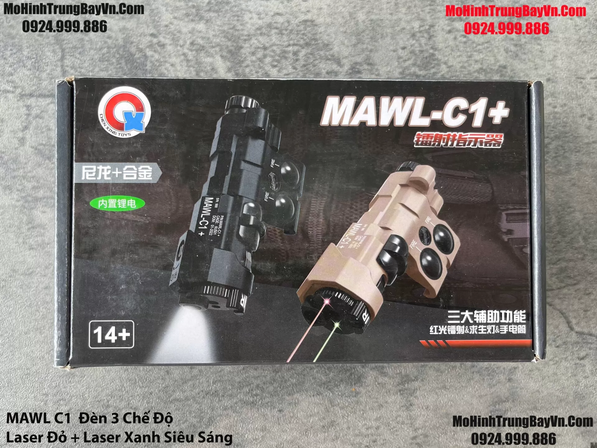Phụ Kiện Cao Cấp Đèn Tổng Hợp MAWL C1 3 Chức Năng Cực Nặng Tay