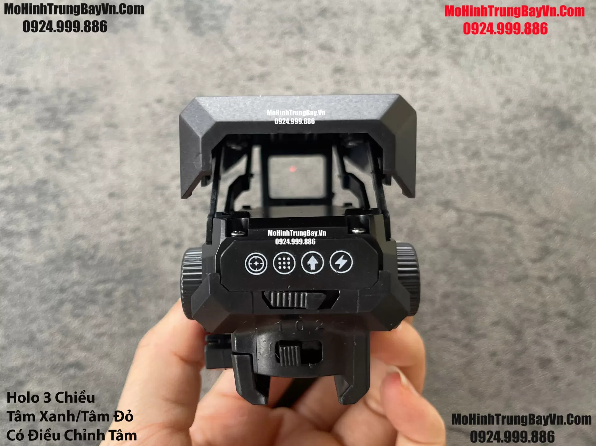 Phụ Kiện Holo Chỉnh Tâm Đỏ Xanh