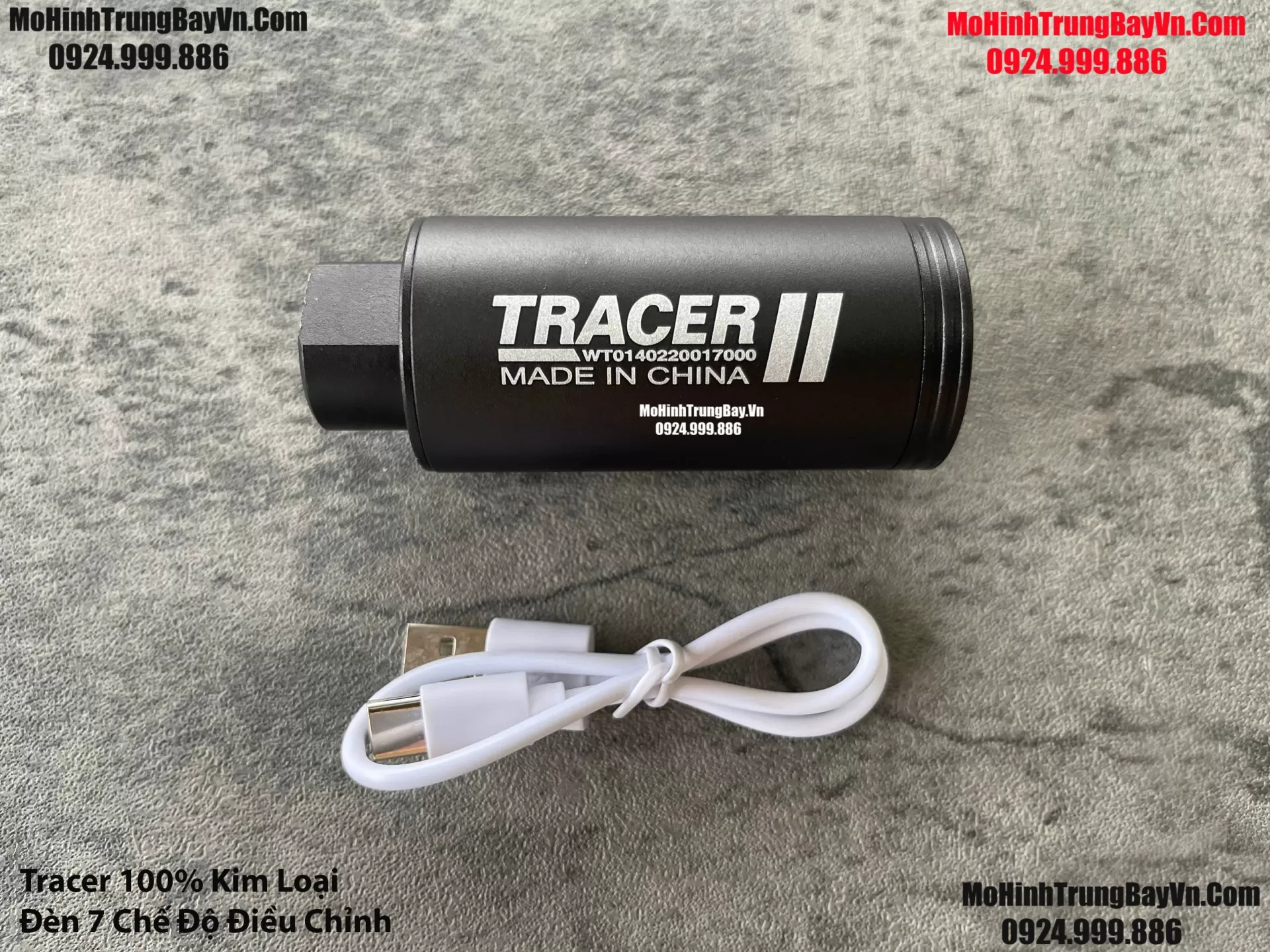 Phụ Kiện Light Tracer Ngắn Kim Loại 100%