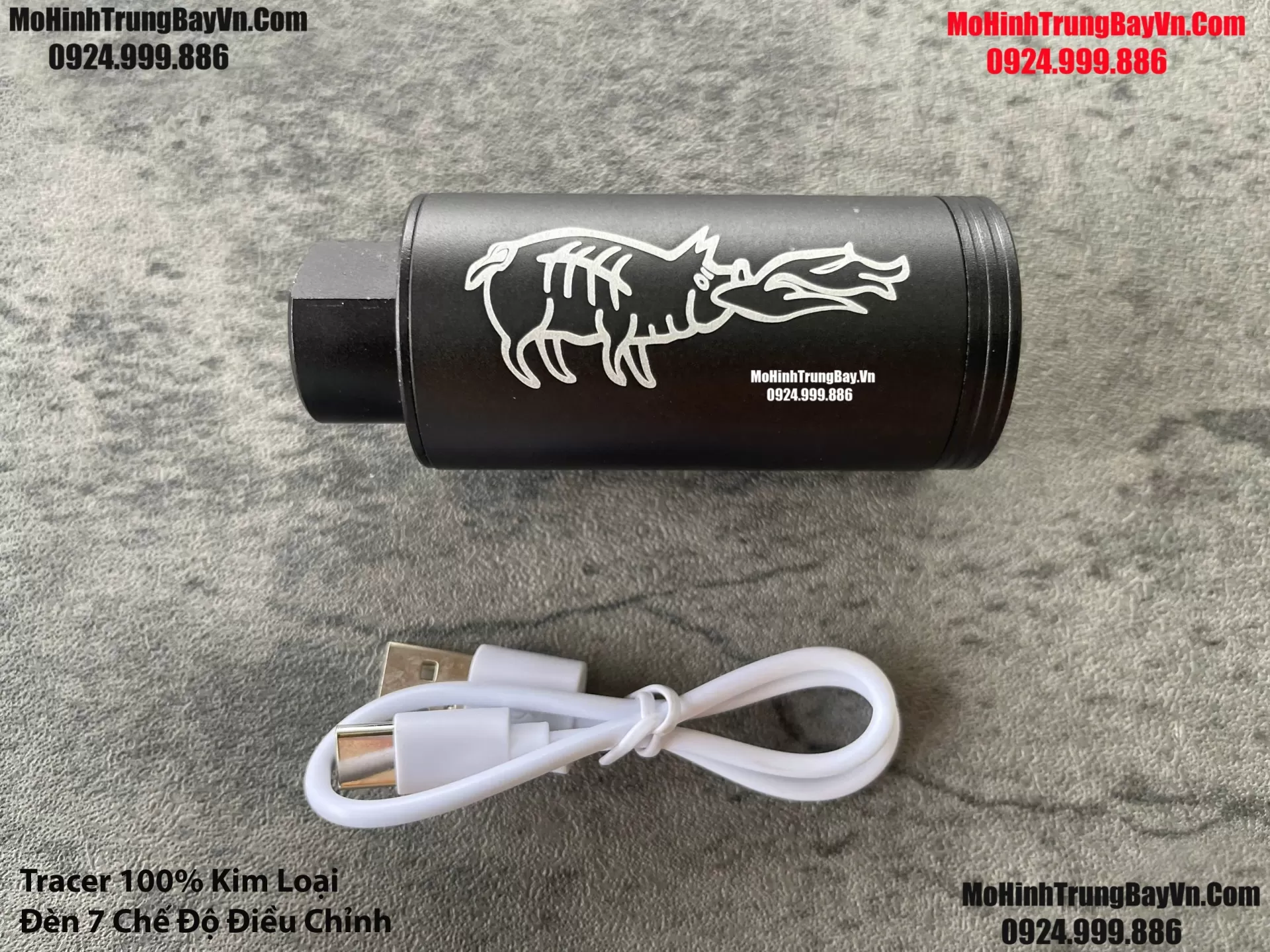 Phụ Kiện Light Tracer Ngắn Kim Loại 100%