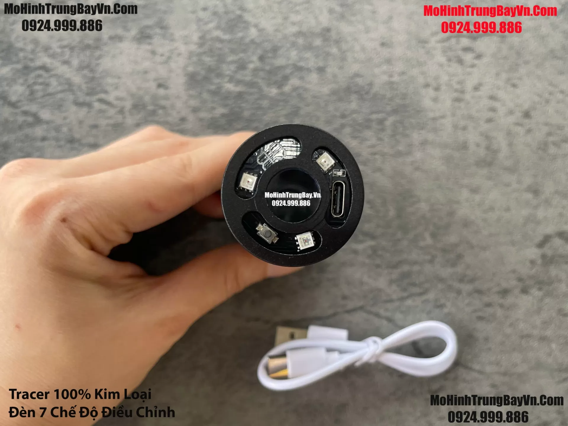 Phụ Kiện Light Tracer Ngắn Kim Loại 100%