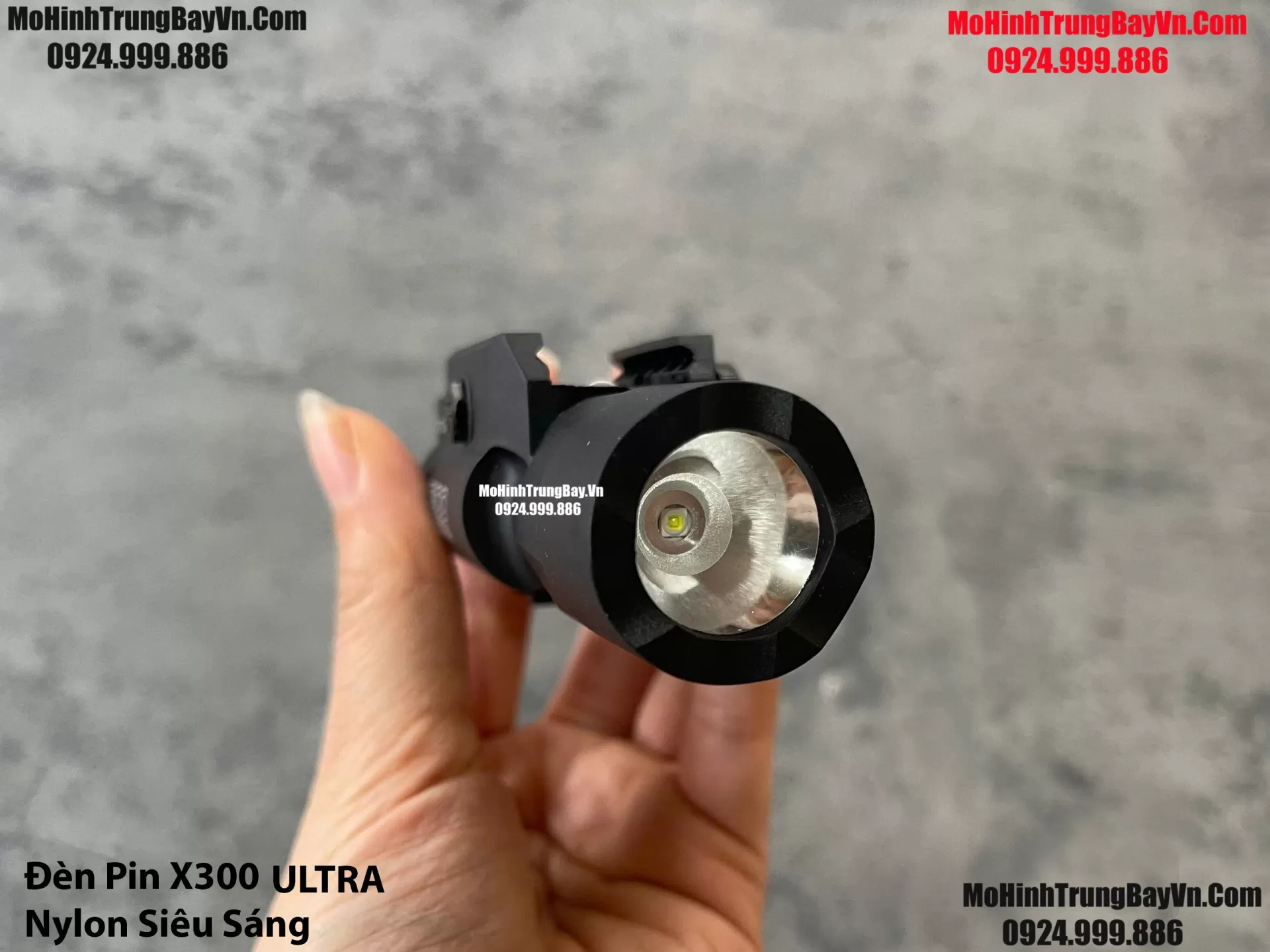 Phụ Kiện Đèn Pin Siêu Sáng X300Ultra Màu Đen