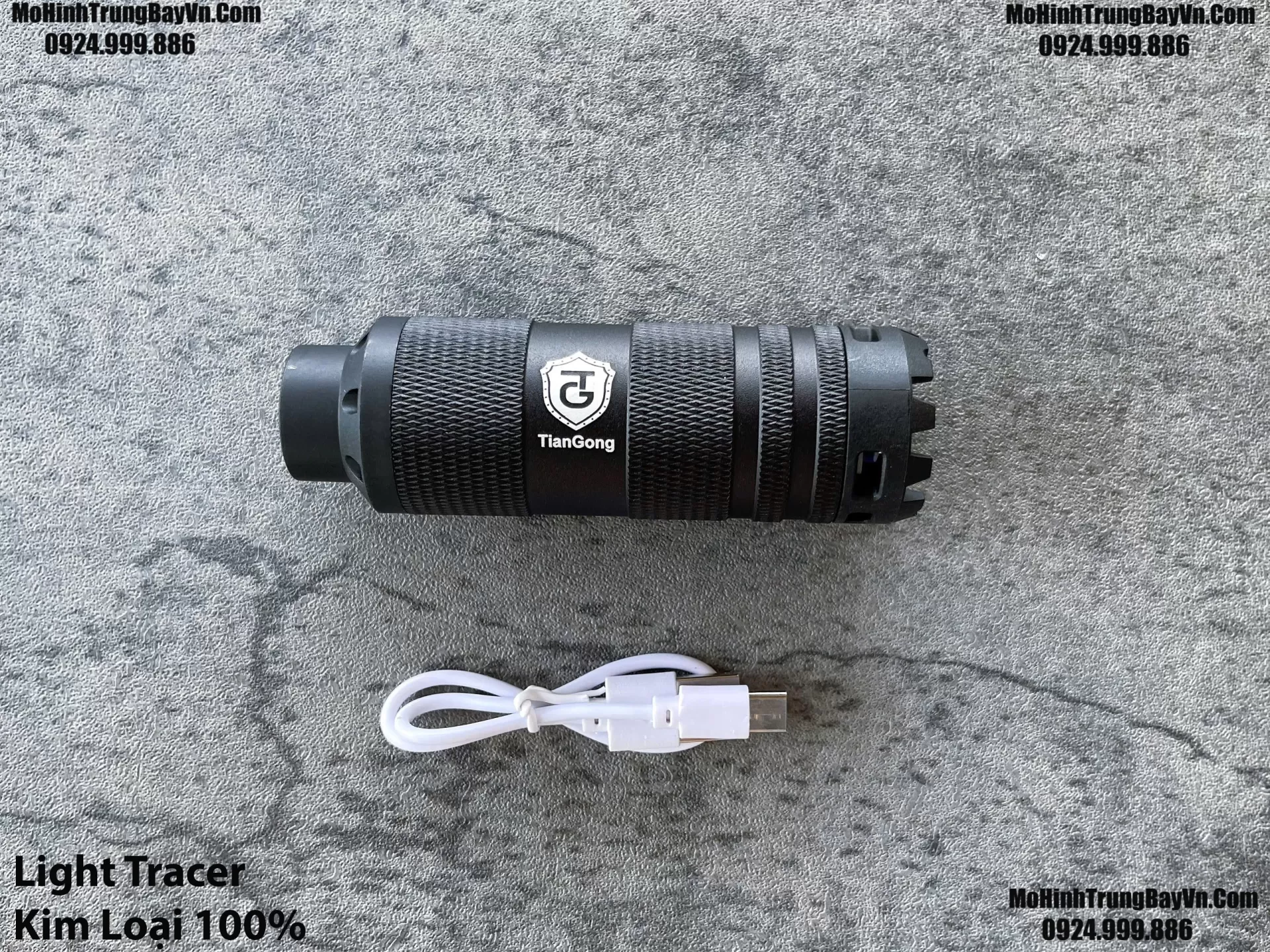 Phụ Kiện Giảm Thanh Kim Loại Light Tracer TG Full Kim Loại