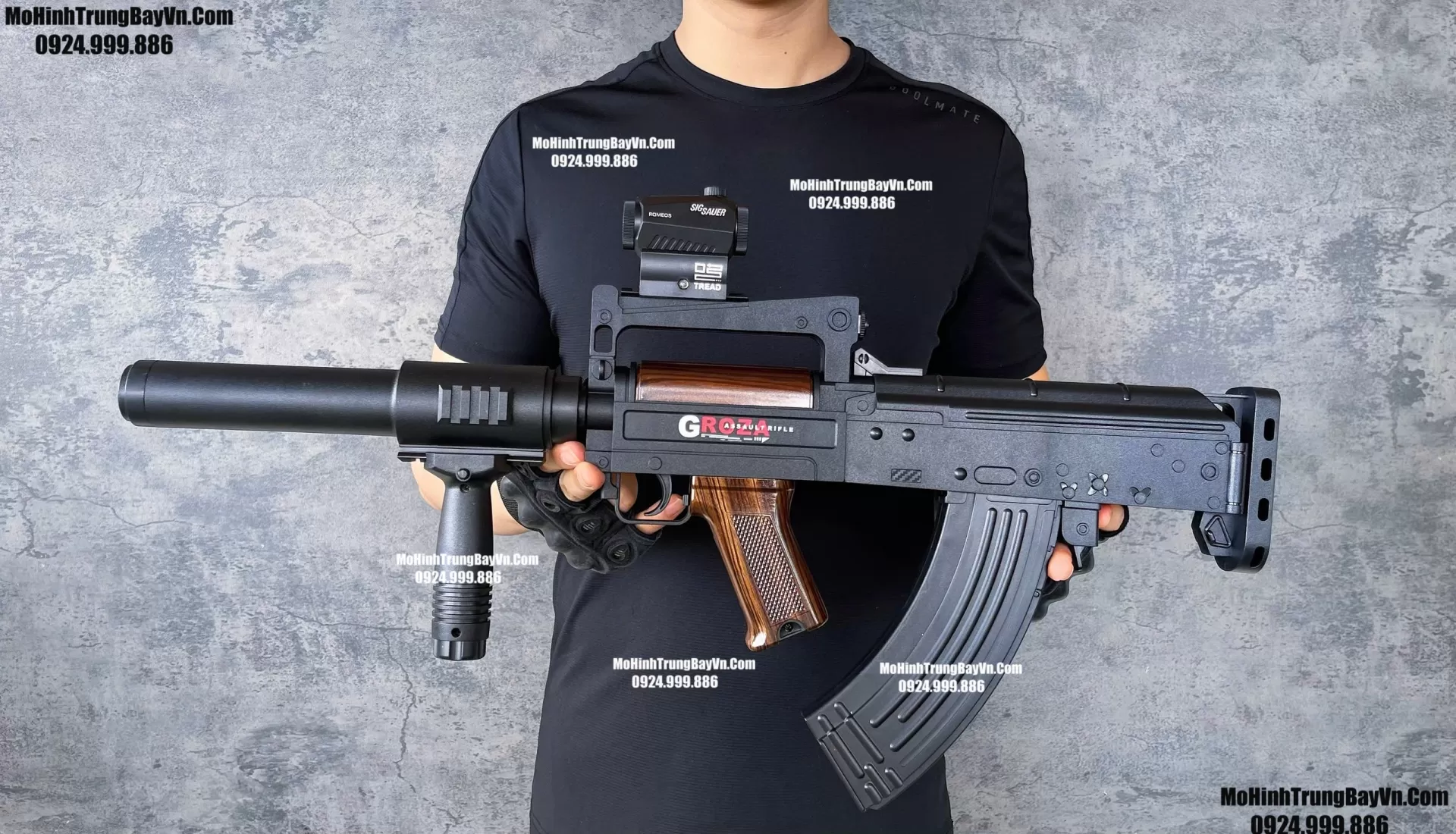 Súng Đạn Thạch SMG Groza Giá Rẻ Blowback 2 Chế Độ Auto Semi Full Phụ Kiện Giá Rẻ  Mohinhtrungbay Mohinhtrungbay.vn (1) (1) (1)