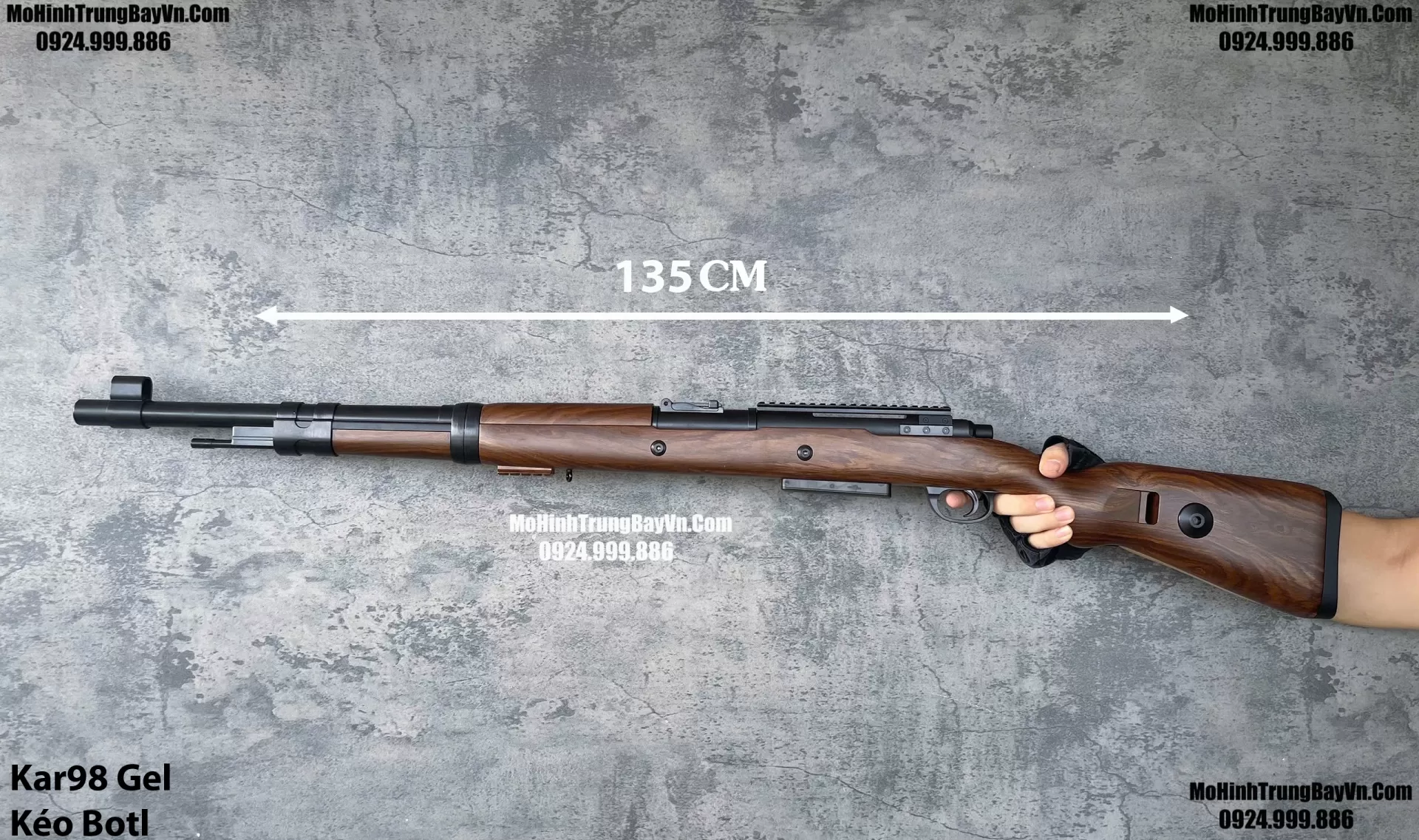 Súng Đạn Thạch Sniper Kar98 1:1 135cm Có Khoá Botl Nòng Tặng Kèm Full Phụ Kiệnk98 Ka98 Mohinhtrungbay Mohinhtrungbay.vn