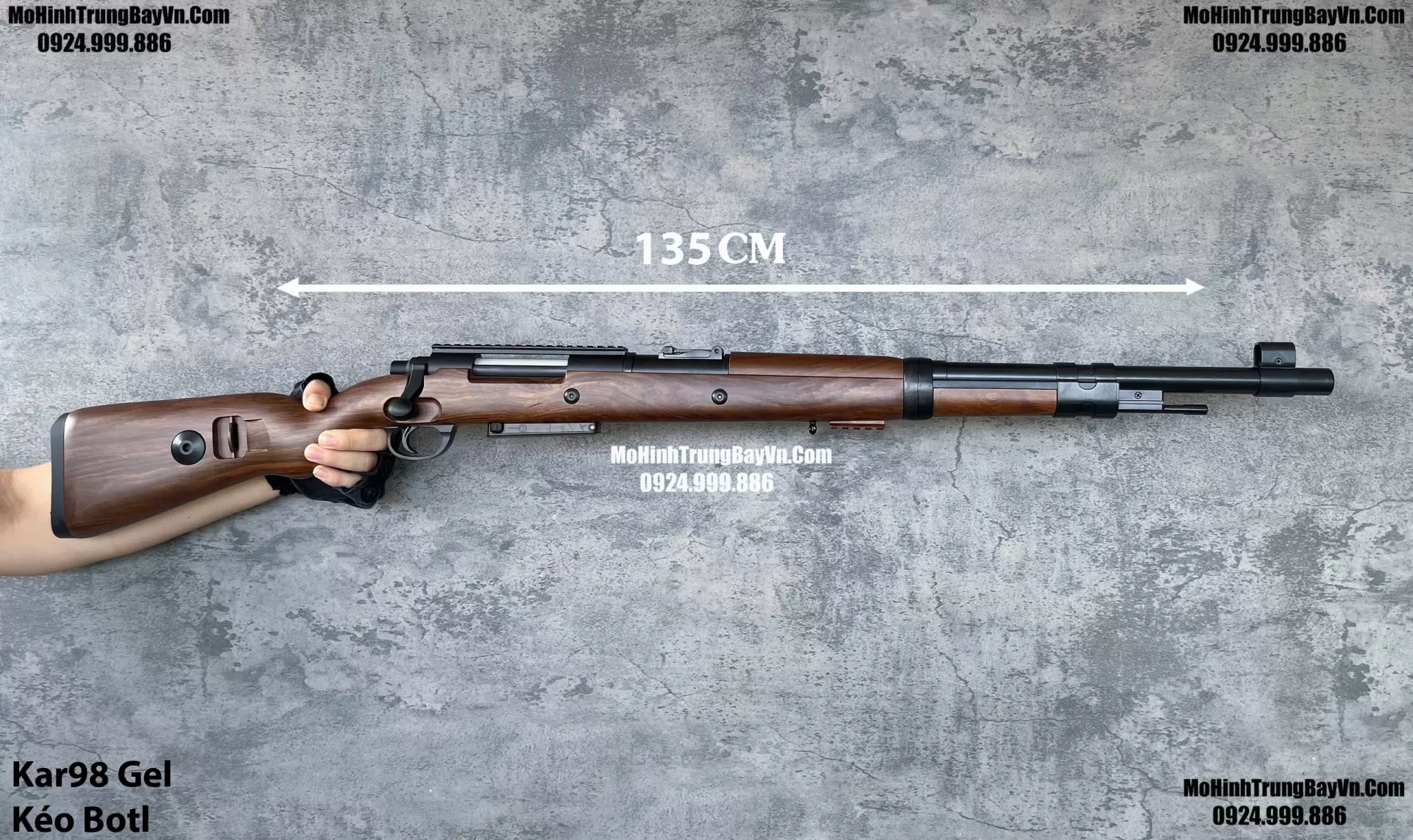 Súng Đạn Thạch Sniper Kar98 1:1 135cm Có Khoá Botl Nòng Tặng Kèm Full Phụ Kiệnk98 Ka98 Mohinhtrungbay Mohinhtrungbay.vn
