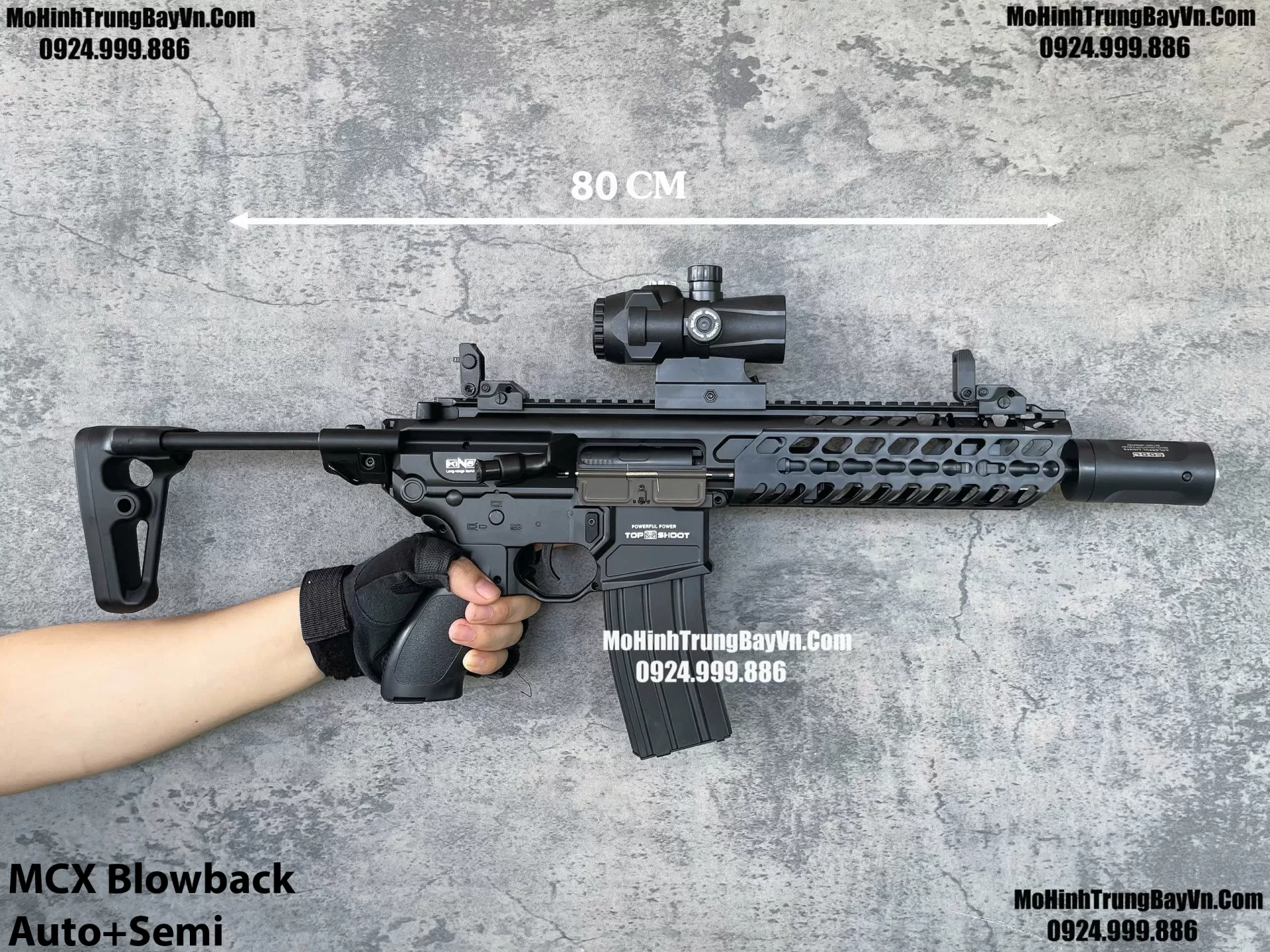Súng Đạn Thạch MCX Giá Rẻ Full Auto Semi Cực Nặng Tay Full Phụ Kiện Tặng Light Tracer