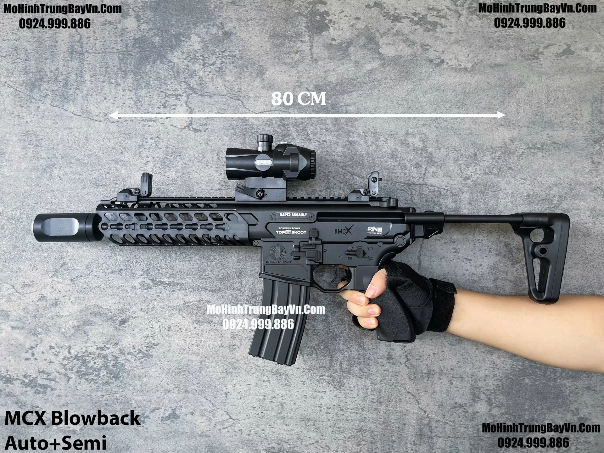 Súng Đạn Thạch MCX Giá Rẻ Full Auto Semi Cực Nặng Tay Full Phụ Kiện Tặng Light Tracer